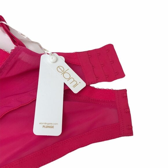 Elomi Betty Underwire Plunge Bra UK 36H US 36K EL8170 - Picture 9 of 14